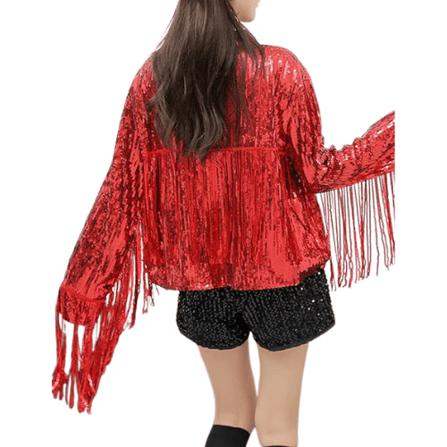 Sequin Tassel Rancher Jacket